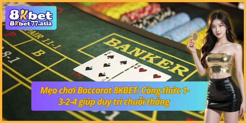 Mẹo chơi Baccarat 8KBET: Bí quyết giữ vững phong độ khi chơi baccarat 