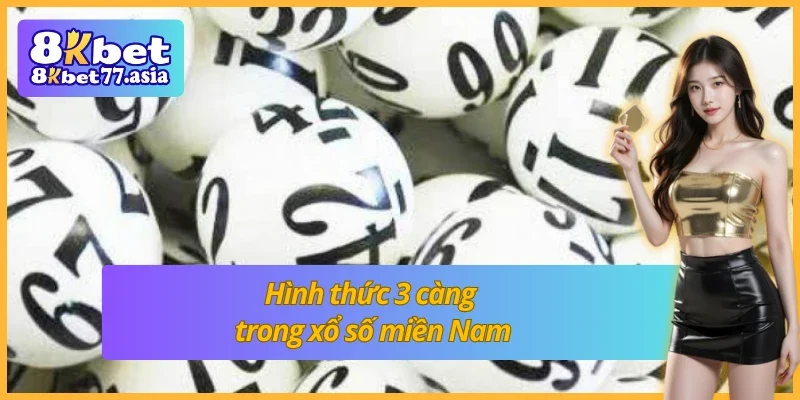 Hình thức cược 3 càng trong xổ số miền Nam